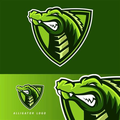 Alligator Esport Gaming Mascot Logo Template Mascot Design, Logo Design ...