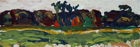1985 - 'Dutch Summer landscape', colorful landscape painti… | Flickr