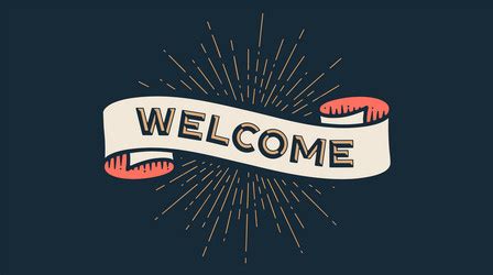 Welcome Banner Vector Images (over 67,000)