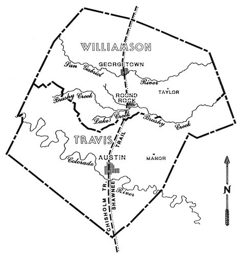 Old Chisholm Trail Map