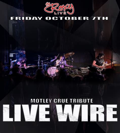 Live Wire: Motley Crue Tribute in Vancouver at The Roxy