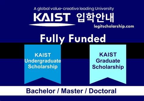 KAIST University Scholarship in South Korea 2025 Fully Funded — Legitscholarship.com