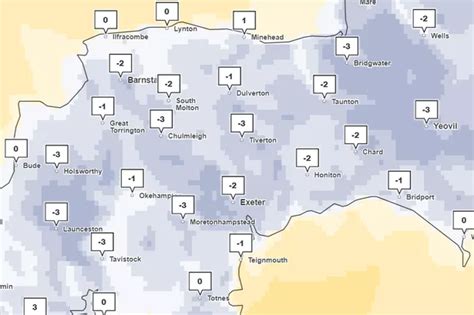 Met Office Devon weekend weather: 'Frosty' start as temperatures fall below freezing - Devon Live