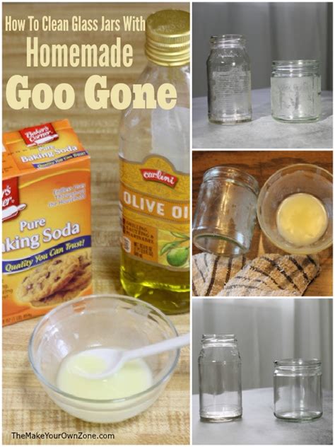 Remove Sticky Label Glue from Glass with Homemade Goo Gone