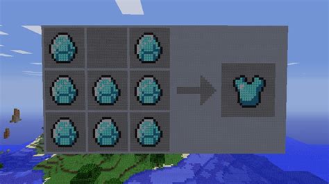 How to Craft a Diamond Chestplate Minecraft Map