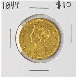 1849 $10 Liberty Head Eagle Gold Coin