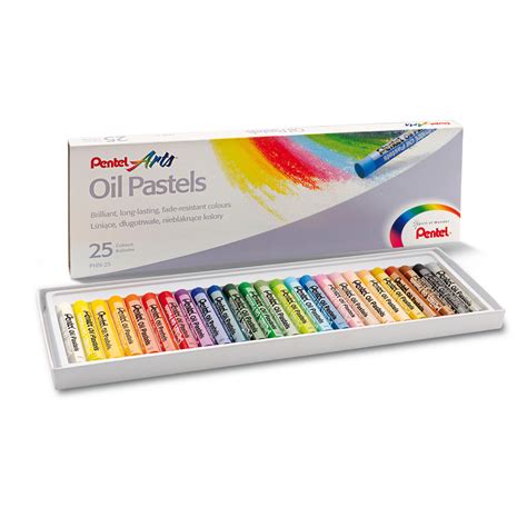 Pentel Oil Pastels 25 Colours PHN-25