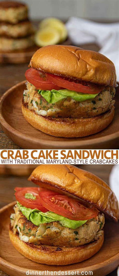 Crab Cake Sandwich - Dinner, then Dessert