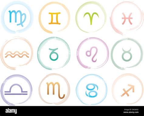 Horoscope signs set Stock Vector Image & Art - Alamy