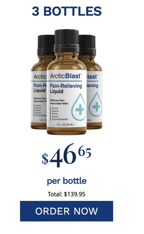 Arctic blast™ | USA Official website - $33/bottle Only