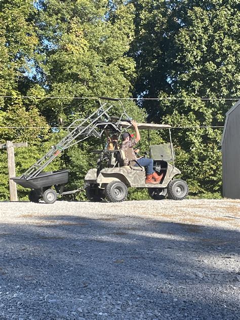 To set up a ladder stand for deer season : r/redneckengineering