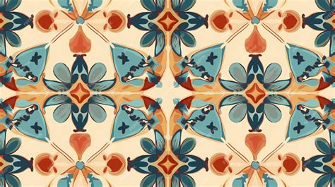 Premium AI Image | Seamless traditional design pattern