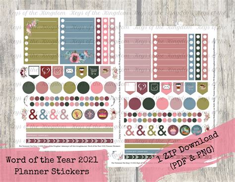 Planner Stickers Bible Journaling Planner Stickers Planner Sticker ...