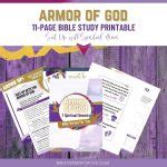 Armor of God Bible Study Printable - Bible Verses for You