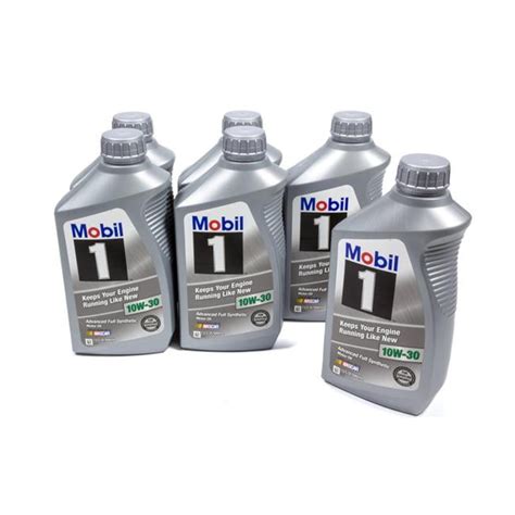 Mobil 1 Advanced Full Synthetic Motor Oil 10W-30, 1 Quart (Case of 6) - Walmart.com - Walmart.com