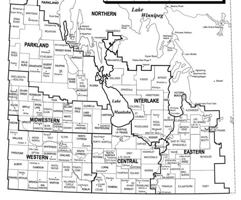 Manitou Manitoba Map