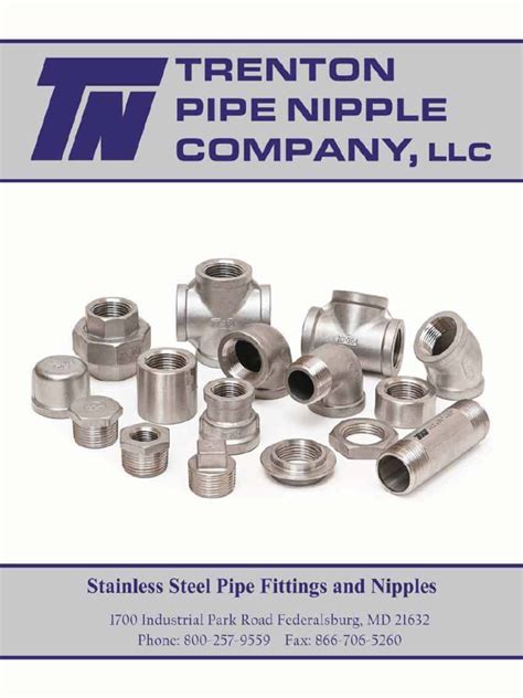 Trenton Stainless FITTING Catalog | Pipe (Fluid Conveyance) | Economic Sectors