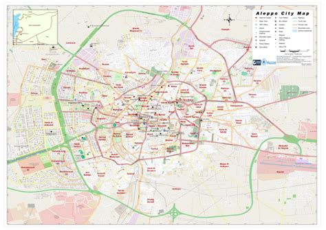 Syria: Aleppo City Map, 22 February 2015 - Syrian Arab Republic | ReliefWeb