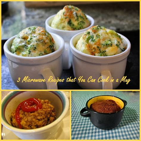 Dinner Recipes Idea: 3 Microwave Recipes that you can Cook in a Mug