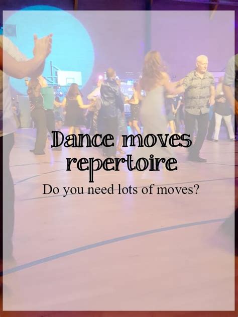 Modern jive moves - do you need to know lots of moves