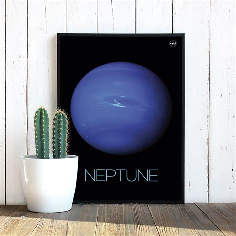 NASA Our Planets / Neptune Poster Version A | Etsy