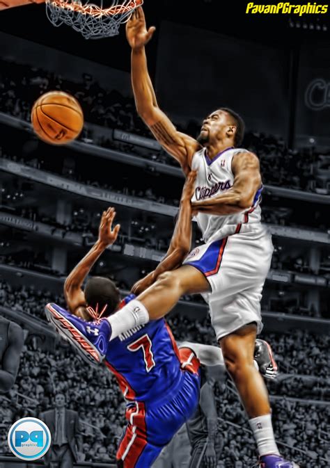 DeAndre Jordan Monster Dunk Over Brandon Knight by PavanPGraphics on ...