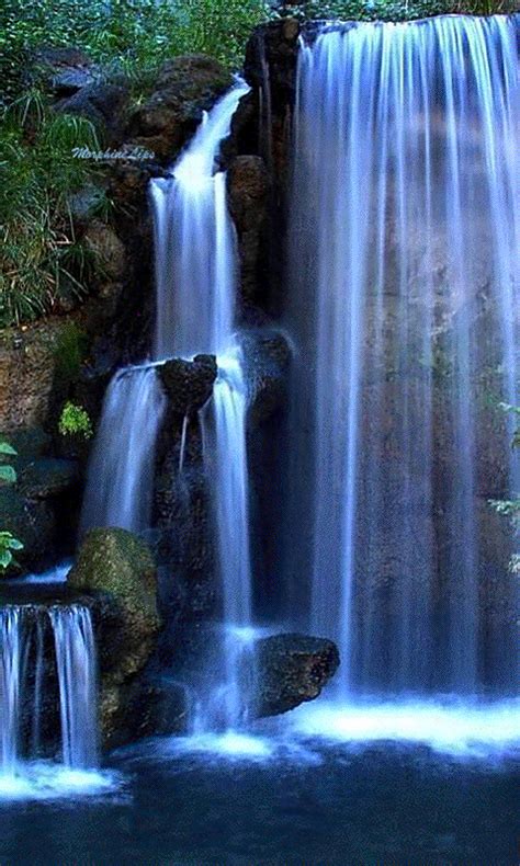 Morphinelips | Waterfall, Waterfall wallpaper, Beautiful waterfalls