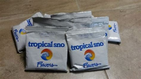 Tropical Sno Flavors Flavor Packets Lots of them LOOK!!!!! – TZSupplies.com