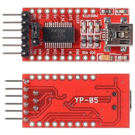 uart usb converter FT232RL FTDI USB 3.3V 5.5V to TTL Serial Adapter Module Mini Port | Circuit.pk