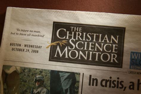 Christian Science: Secondary Text: The Christian Science Monitor