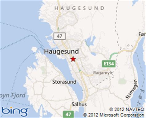 Haugesund Map - Norway