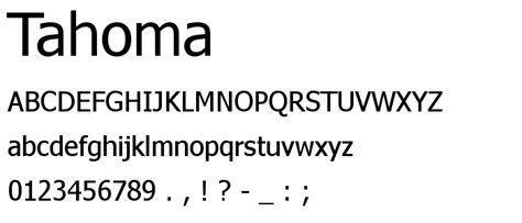 tahoma font - Google Search Ttf Fonts, Bold Fonts, Microsoft Applications, Font Generator, Roman ...