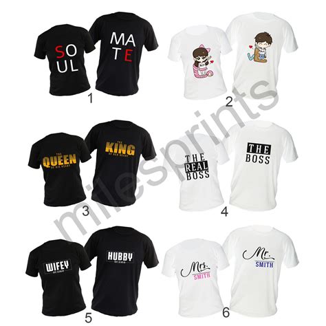 Personalized Couple Shirts | Shopee Philippines