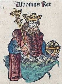 TIl that Alboin, King of the Lombards took his wife Rosamund as a spoil ...