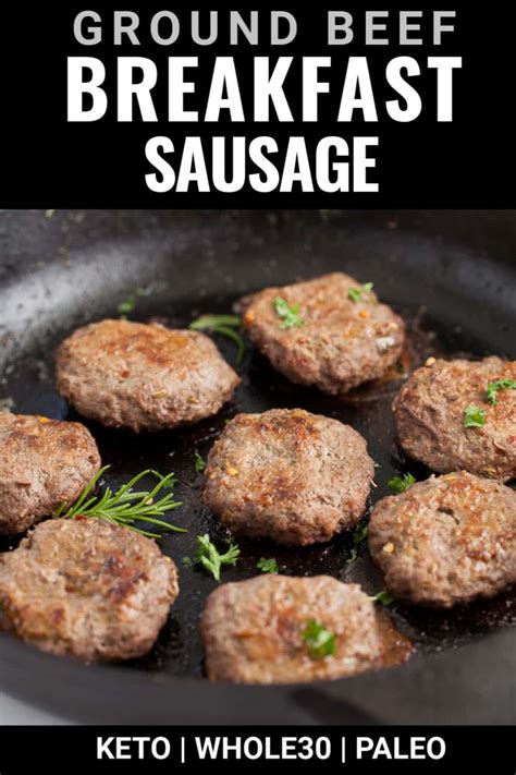 Top 15 Beef Breakfast Sausage – Easy Recipes To Make at Home