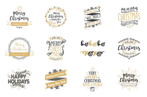 Christmas Overlays – Vector Set on Behance