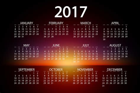 Calendar 2017 Wallpapers - Wallpaper Cave