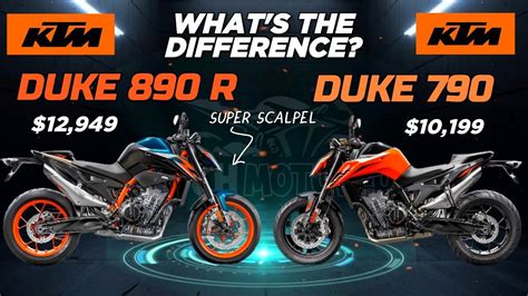 KTM Duke 890 R 🆚️ KTM Duke 790 | Full Specs Comparison | What's the difference? - YouTube