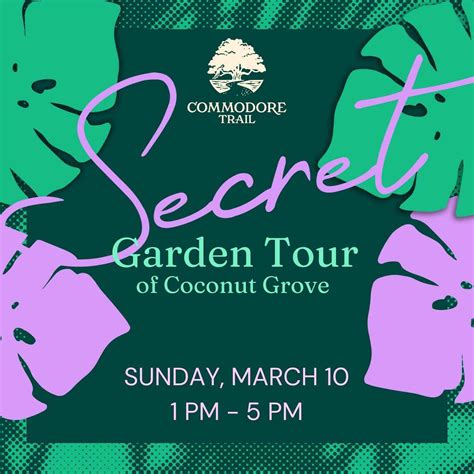 Friends of the Commodore Trail Inc - The Secret Garden Tour of Coconut Grove 2024