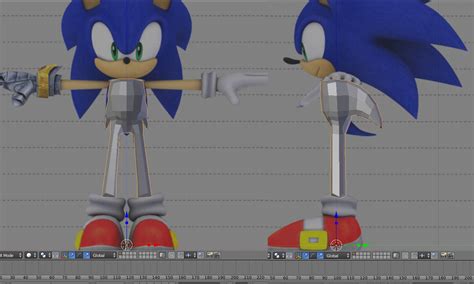 Modeling Modern Sonic - Modeling - Blender Artists Community