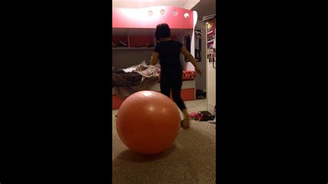 BOUNCY YOGA BALL CHALLENGE!!!!!!! - YouTube