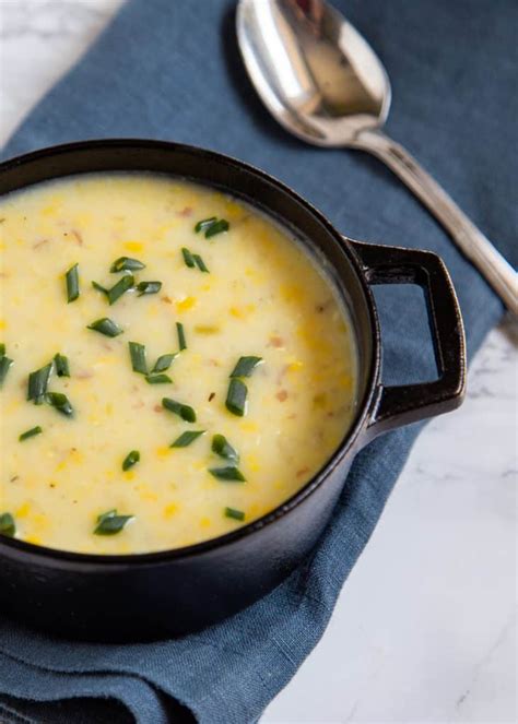 Instant Pot Vegetarian Corn Chowder - from Cardamom & Coconut