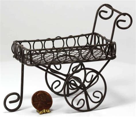 Aged Metal Garden Cart by Darice - Dollhouses and More