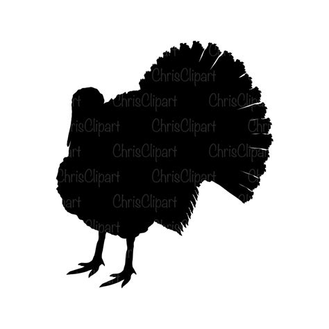 TURKEY SVG Turkey Clipart Cricut Turkey Turkey Graphic - Etsy