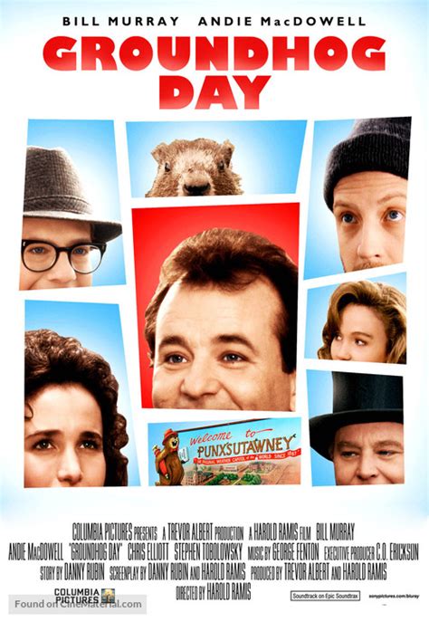 Groundhog Day (1993) video release movie poster