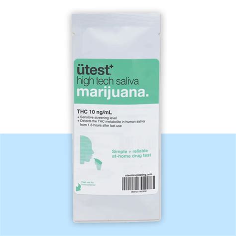 Utest High Tech Saliva Marijuana Test – Detox Drinks UK