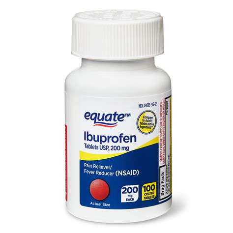 Equate Ibuprofen Mini Softgel Capsules, 200 mg, 300 Count - DroneUp ...