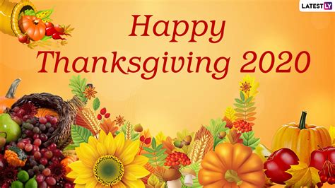 Festivals & Events News | Happy Thanksgiving 2020 Wishes, WhatsApp Stickers & Messages to Send ...