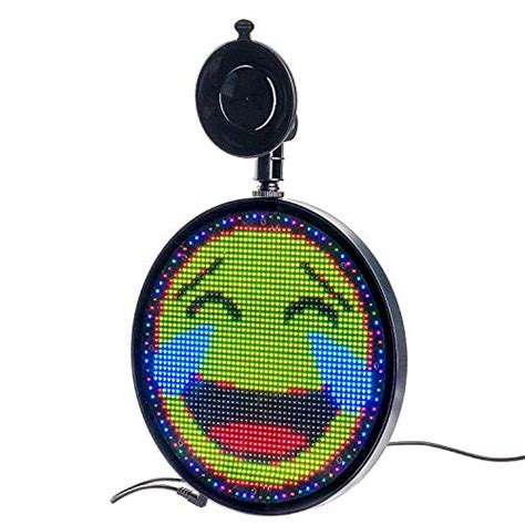 Leadleds 12v Led Emoji Car Display Smiley Face LED Car Sign LED Shop ...