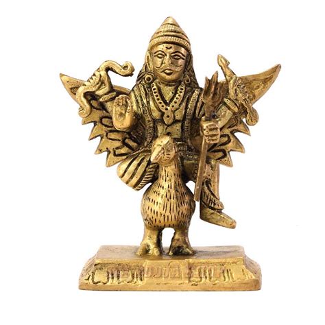 Buy Shani Dev Brass Idol | Hindu God Shani Sculpture Online at ...